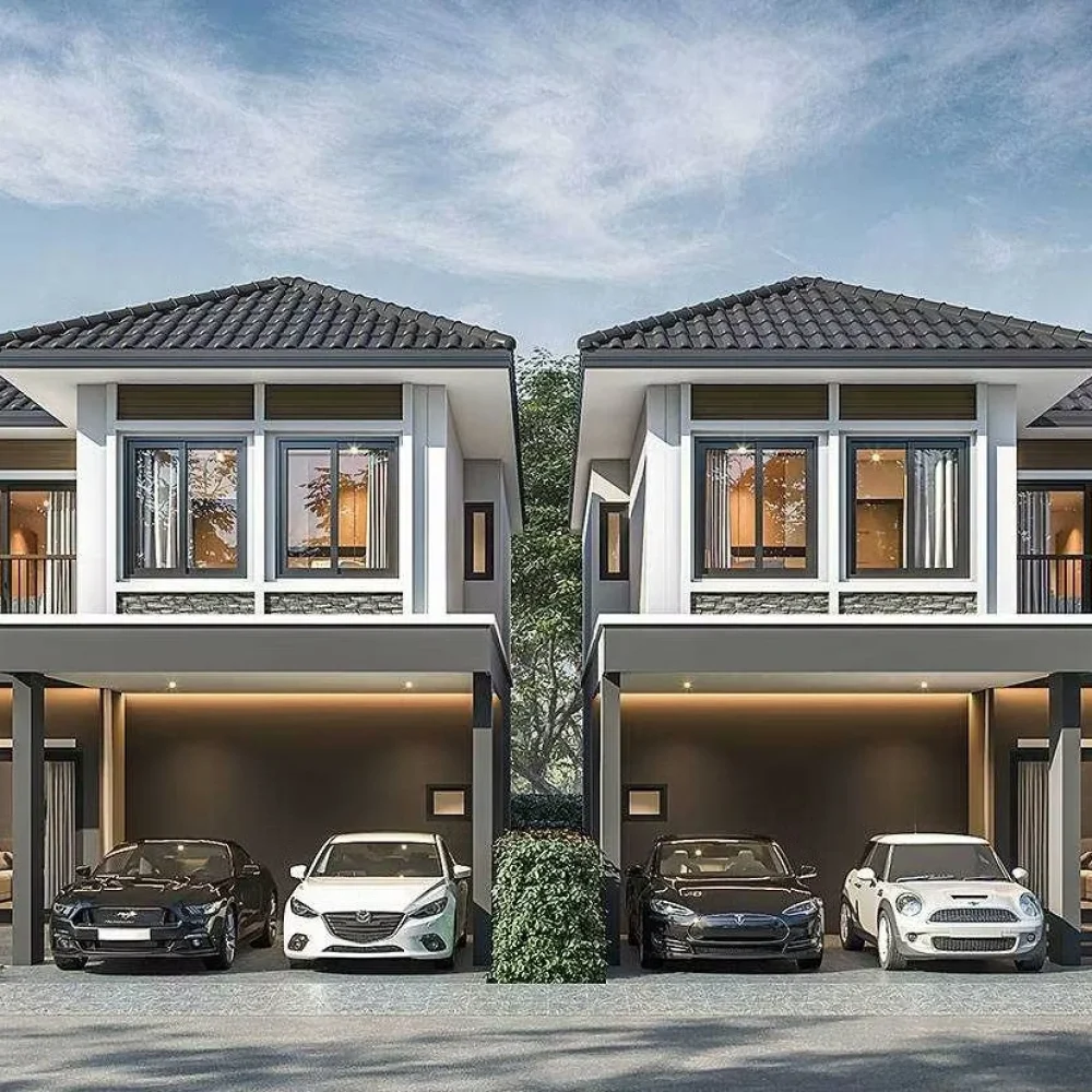 บ้านแฝด 2 ชั้น